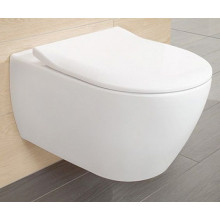 Подвесной унитаз Villeroy&Boch Subway 2.0 5614R201 (5614R001+9M78S101) с сиденьем